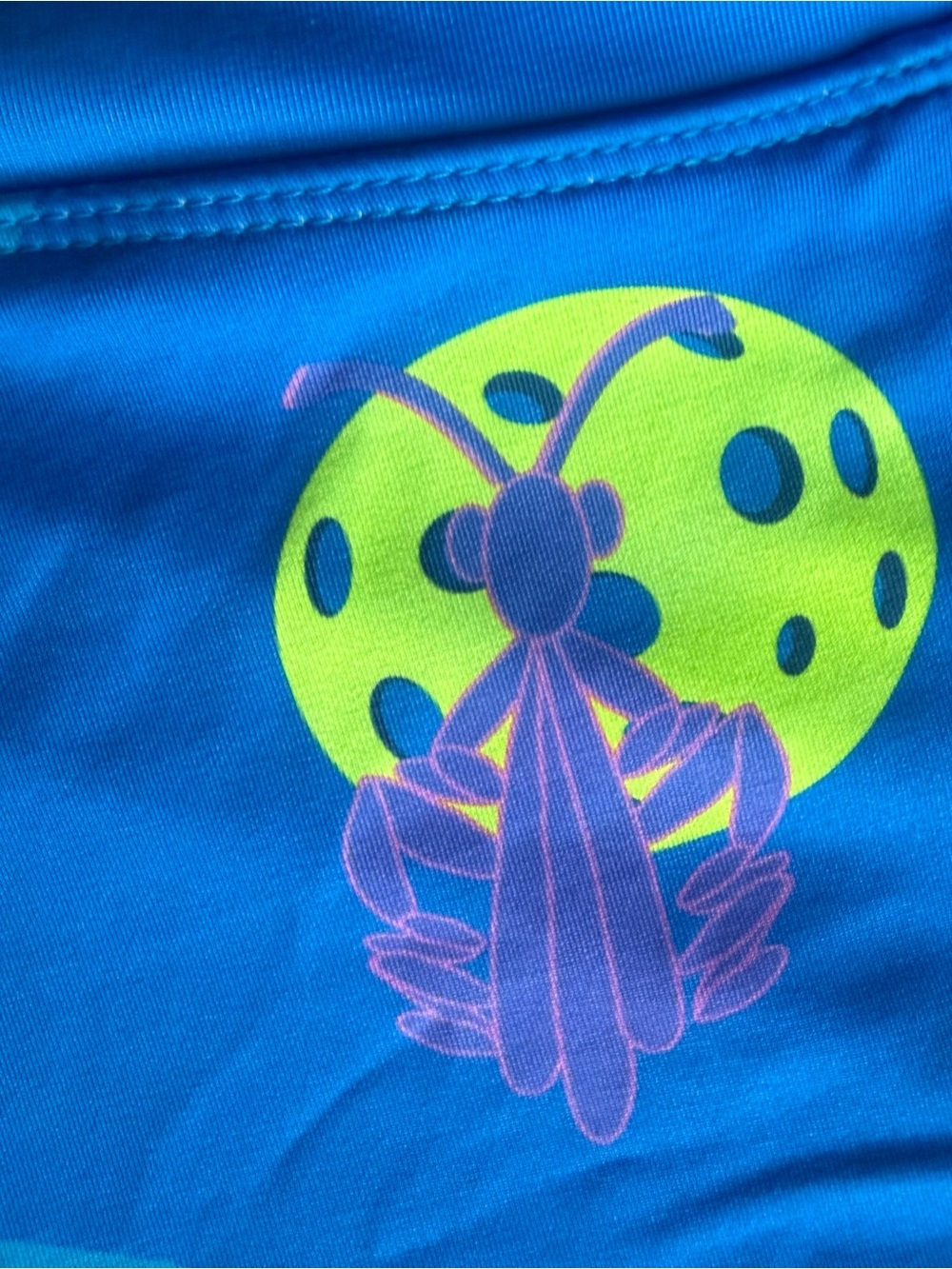 Bella Bella Sports Pickleball Kick Pleat Skort Grasshopper Print NWT M - Picture 6 of 14